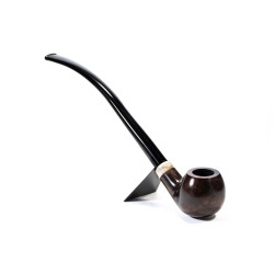 Pipa Aldo Velani Liscia Churchwarden Bent Apple