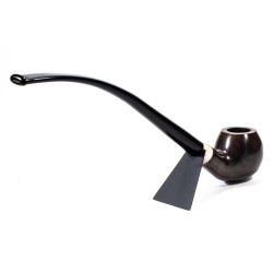 Pipa Aldo Velani Liscia Churchwarden Bent Apple