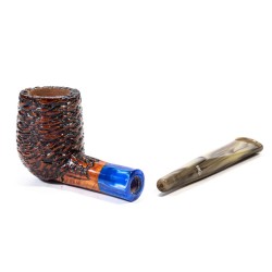 Pipa in Radica Santambrogio Rusticata Billiard