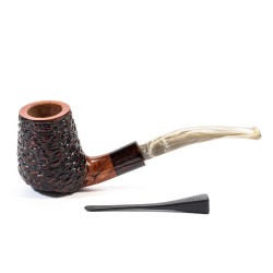 Pipe Santambrogio Rusticated Bent Billiard