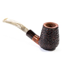 Pipe Santambrogio Rusticated Bent Billiard