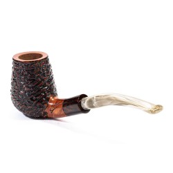 Pipe Santambrogio Rusticated Bent Billiard