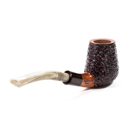 Pipe Santambrogio Rusticated Bent Billiard