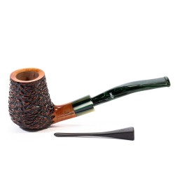 Pipe Santambrogio Rusticated Bent Billiard