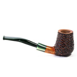 Pipe Santambrogio Rusticated Bent Billiard