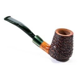 Pipe Santambrogio Rusticated Bent Billiard