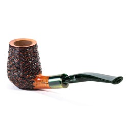 Pipe Santambrogio Rusticated Bent Billiard