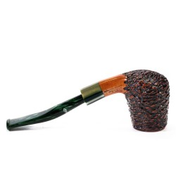 Pipe Santambrogio Rusticated Bent Billiard