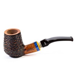 Pipe Santambrogio Rusticated Bent Billiard