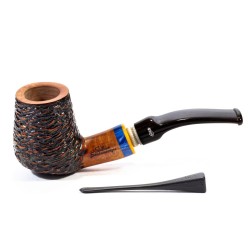 Pipe Santambrogio Rusticated Bent Billiard