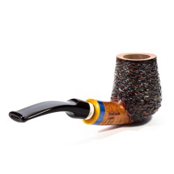 Pipe Santambrogio Rusticated Bent Billiard