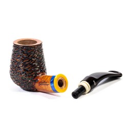 Pipe Santambrogio Rusticated Bent Billiard