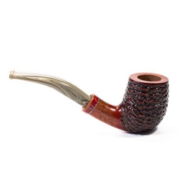 Pipe Santambrogio Rusticated Bent Billiard