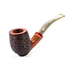 Pipe Santambrogio Rusticated Bent Billiard