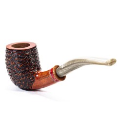 Pipe Santambrogio Rusticated Bent Billiard