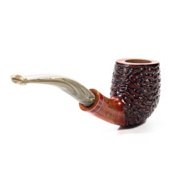 Pipe Santambrogio Rusticated Bent Billiard