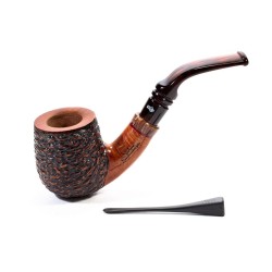 Pipe Santambrogio Rusticated Bent Billiard