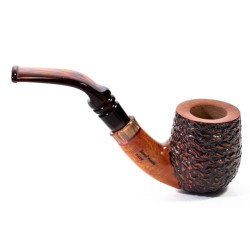 Pipe Santambrogio Rusticated Bent Billiard