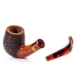 Pipe Santambrogio Rusticated Bent