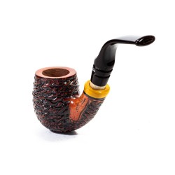 Pipe Santambrogio Rusticated Bent Billiard