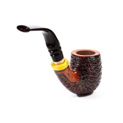 Pipe Santambrogio Rusticated Bent Billiard