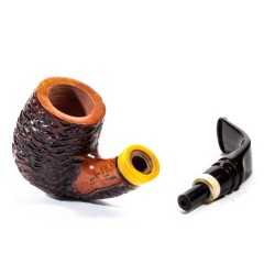 Pipe Santambrogio Rusticated Bent Billiard