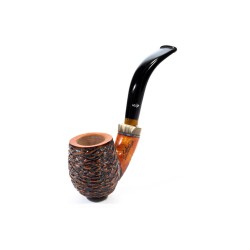 Pipe Santambrogio Rusticated Bent Billiard