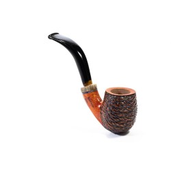 Pipe Santambrogio Rusticated Bent Billiard