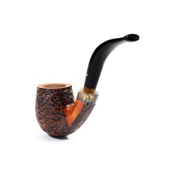 Pipe Santambrogio Rusticated Bent Billiard