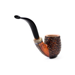 Pipe Santambrogio Rusticated Bent Billiard