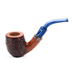 Pipa in Radica Santambrogio Rusticata Full Bent