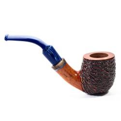 Pipa in Radica Santambrogio Rusticata Full Bent