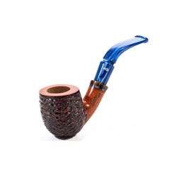 Pipa in Radica Santambrogio Rusticata Full Bent