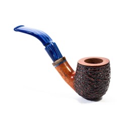 Pipa in Radica Santambrogio Rusticata Full Bent