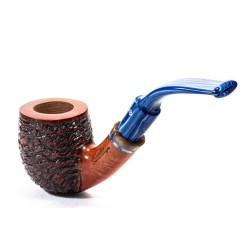 Pipa in Radica Santambrogio Rusticata Full Bent