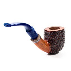 Pipa in Radica Santambrogio Rusticata Full Bent