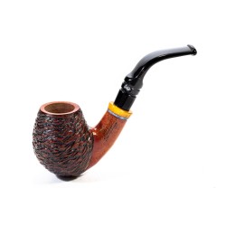 Pipa in Radica Santambrogio Rusticata Full Bent