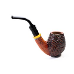 Pipa in Radica Santambrogio Rusticata Full Bent