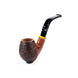 Briar Pipe Santambrogio Rusticated Bent Egg