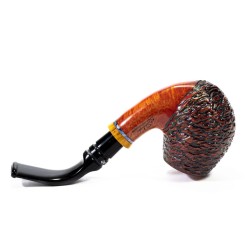 Pipa in Radica Santambrogio Rusticata Full Bent