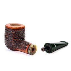 Pipa in Radica Santambrogio Rusticata Billiard