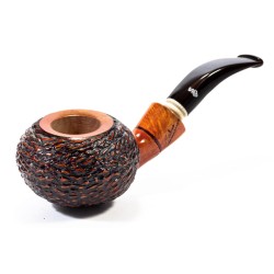 Pipe Santambrogio Rusticated Bent Tomato