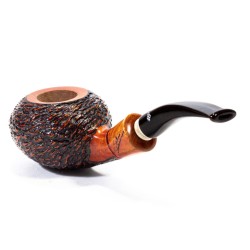 Pipe Santambrogio Rusticated Bent Tomato