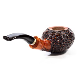 Pipe Santambrogio Rusticated Bent Tomato