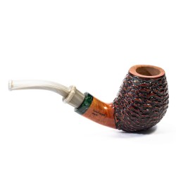 Pipe Santambrogio Rusticated Bent Apple