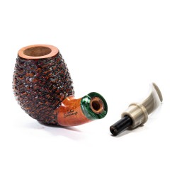 Pipe Santambrogio Rusticated Bent Apple