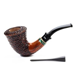 Pipe Santambrogio Rusticated Calabash