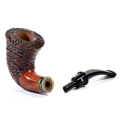 Pipe Santambrogio Rusticated Calabash