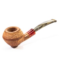 Briar Pipe Santambrogio Rusticated Rhodesian