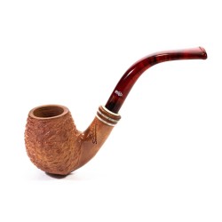 Pipe Santambrogio Rusticated Natural Bent Egg